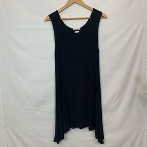 NWT Heart Hips Sleeveless Black Tunic Dress